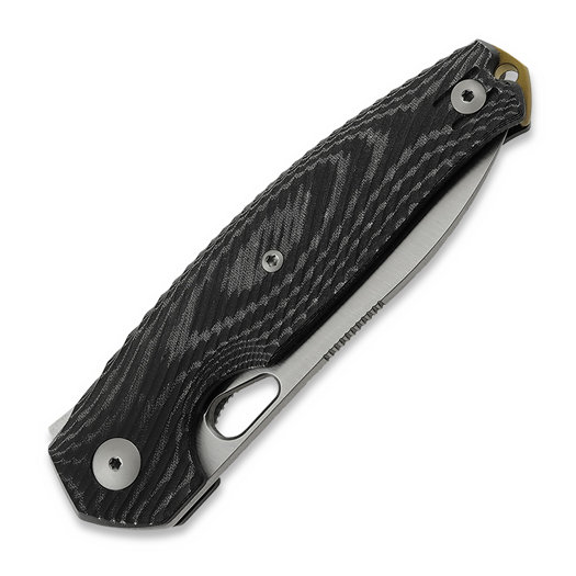 GiantMouse ACE Jagt kääntöveitsi, black canvas micarta
