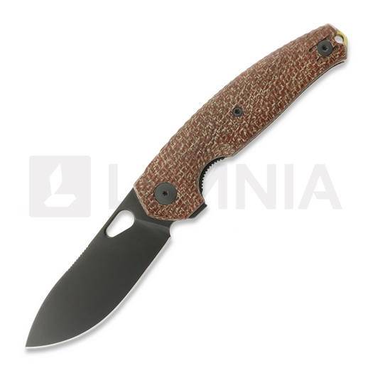 Navalha GiantMouse ACE Jagt Burlap Micarta, PVD