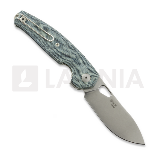 GiantMouse ACE Jagt Denim Micarta kääntöveitsi