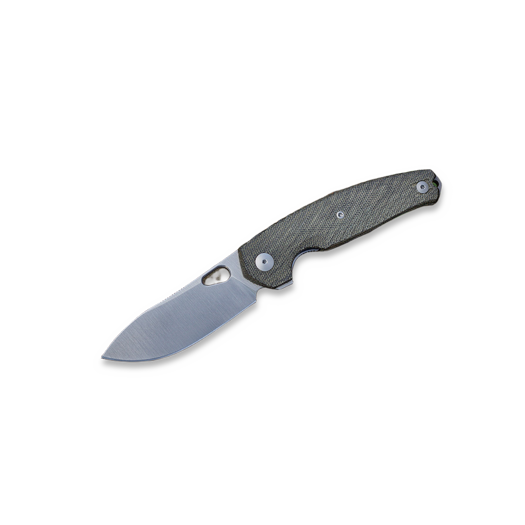 GiantMouse ACE Jagt kääntöveitsi, green canvas micarta