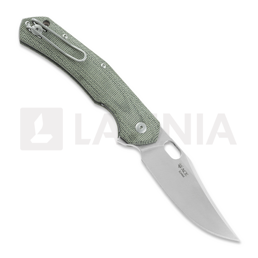 Складной нож GiantMouse ACE Jutland, green canvas micarta