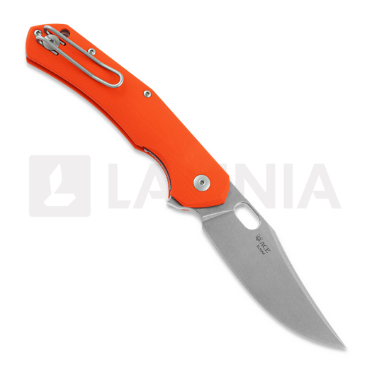GiantMouse ACE Jutland kääntöveitsi, orange G10