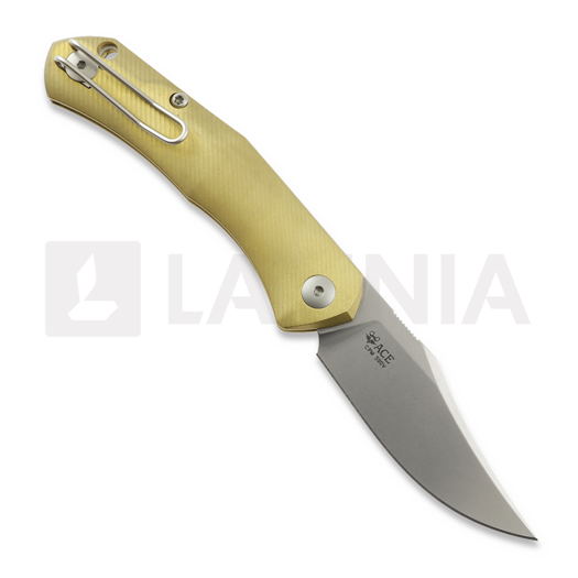 GiantMouse ACE Jutland Slipjoint Brass sulankstomas peilis