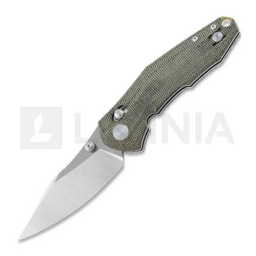 Liigendnuga GiantMouse ACE Nazca Green Canvas Micarta