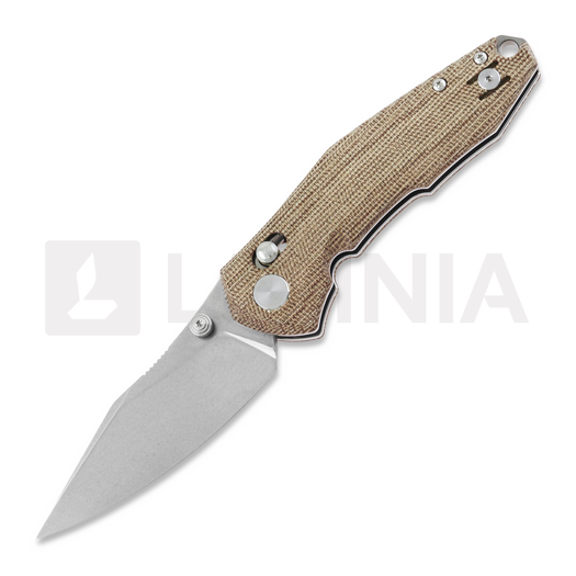 GiantMouse ACE Nazca Natural Canvas Micarta 접이식 나이프