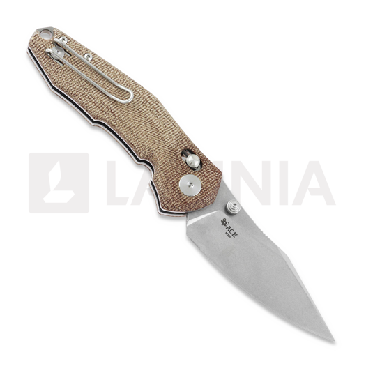 Складной нож GiantMouse ACE Nazca Natural Canvas Micarta