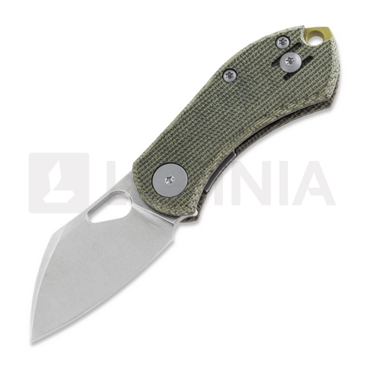 GiantMouse ACE Nibbler Green Canvas Micarta
