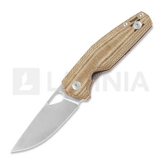 GiantMouse ACE Nimbus V2 Natural Canvas Micarta sklopivi nož