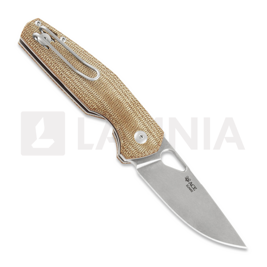 Складной нож GiantMouse ACE Nimbus V2 Natural Canvas Micarta