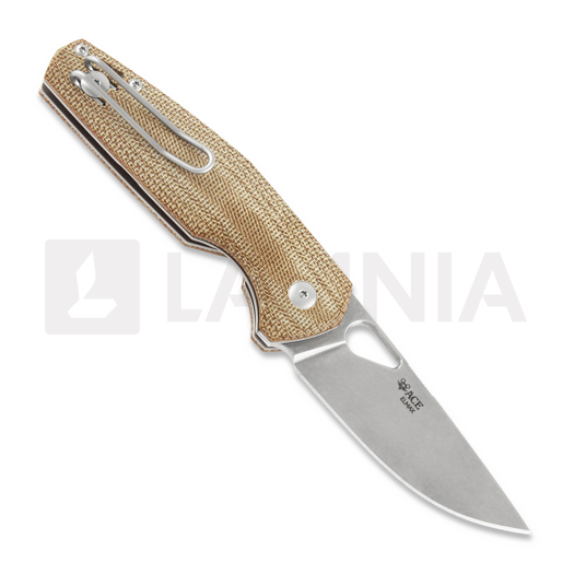 Складной нож GiantMouse ACE Nimbus V2 Natural Canvas Micarta