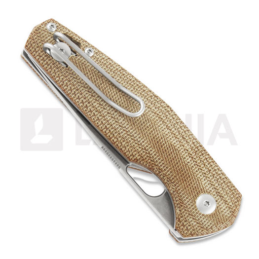 GiantMouse ACE Nimbus V2 Natural Canvas Micarta 折叠刀