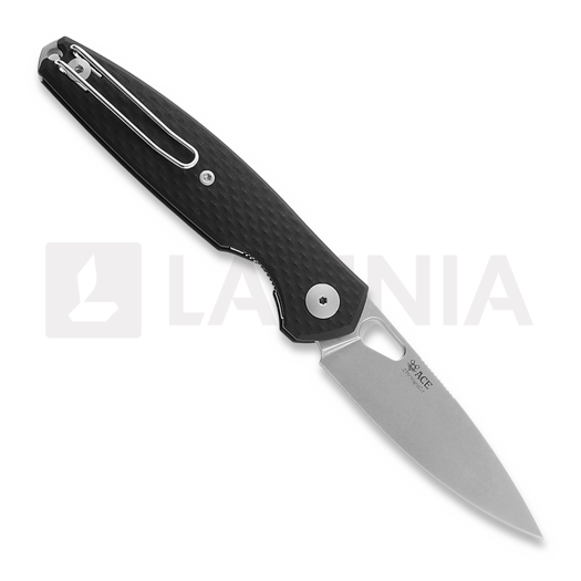 GiantMouse ACE REO kääntöveitsi, Black G10
