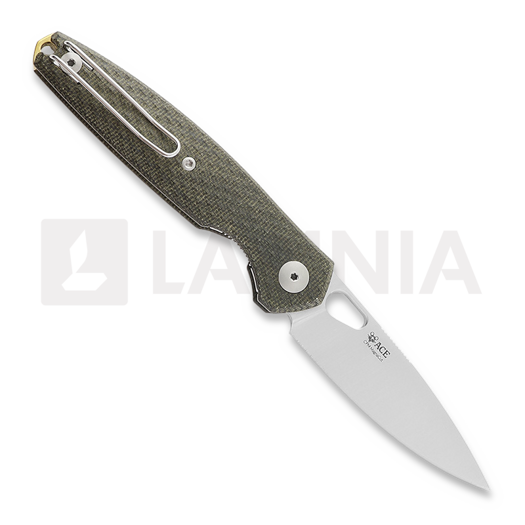 Couteau pliant GiantMouse ACE REO, Green Canvas