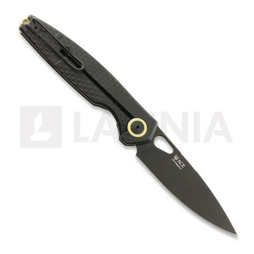 GiantMouse ACE REO Titanium Blackout kääntöveitsi