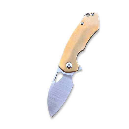 GiantMouse ACE Riv sulankstomas peilis, brass