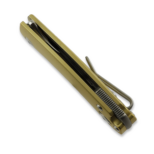 GiantMouse ACE Riv Liner lock fällkniv, brass