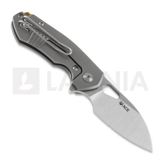 GiantMouse ACE Riv Titanium sulankstomas peilis