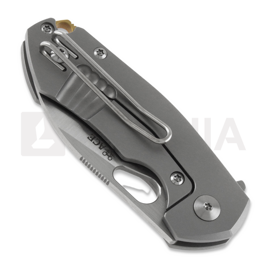GiantMouse ACE Riv Titanium sulankstomas peilis