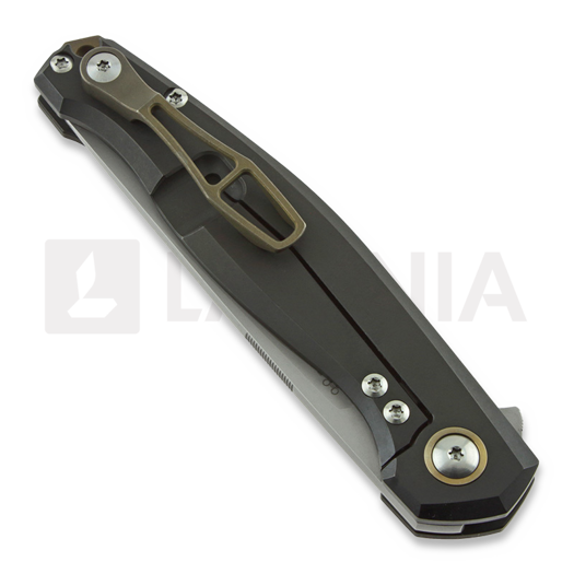GiantMouse ACE Sonoma Titanium PVD sulankstomas peilis, stonewash