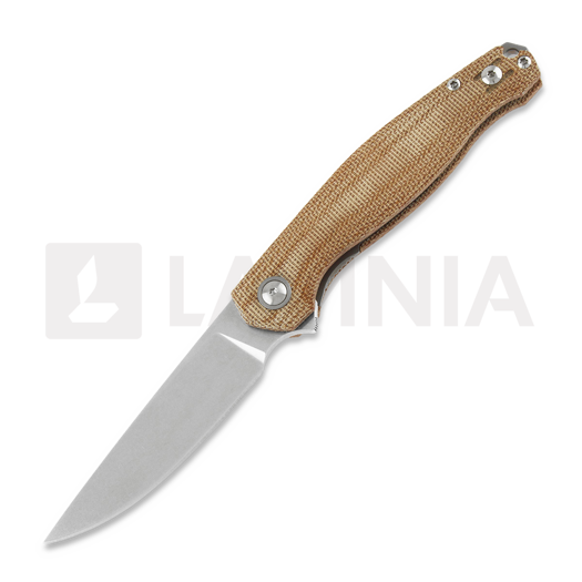 GiantMouse ACE Sonoma V2 Natural Canvas Micarta 折叠刀