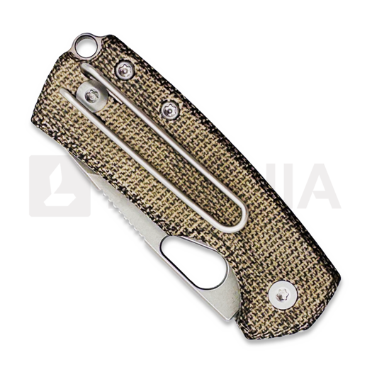 Navaja GiantMouse ACE Tipsy Green Canvas Micarta