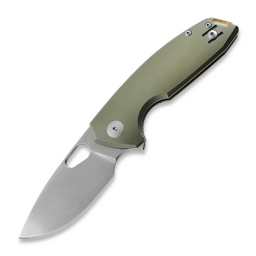 GiantMouse ACE Tribeca Titanium 접이식 나이프, 초록
