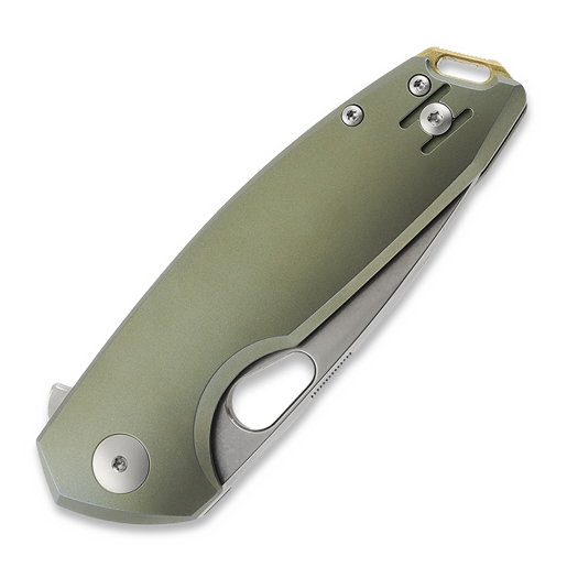 GiantMouse ACE Tribeca Titanium sulankstomas peilis, žalia