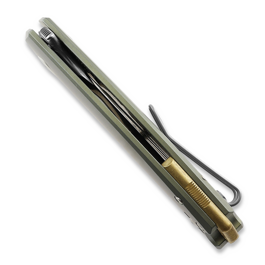 Zavírací nůž GiantMouse ACE Tribeca Titanium, zelená