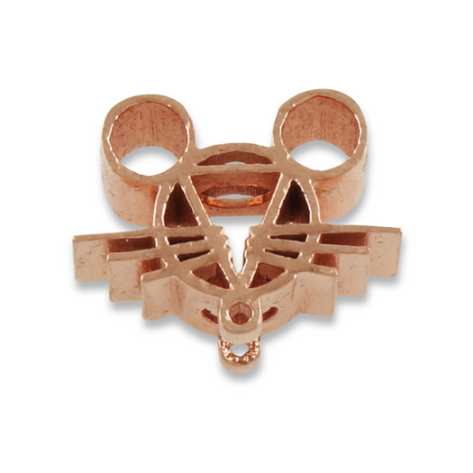 GiantMouse Copper Mouse Head Bead