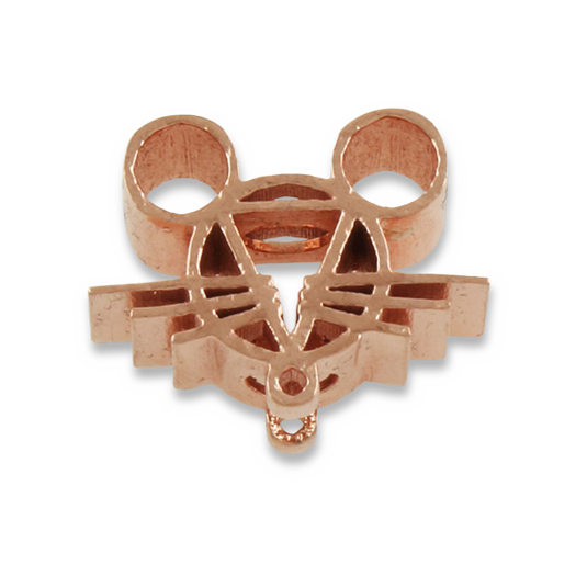 GiantMouse Copper Mouse Head Bead