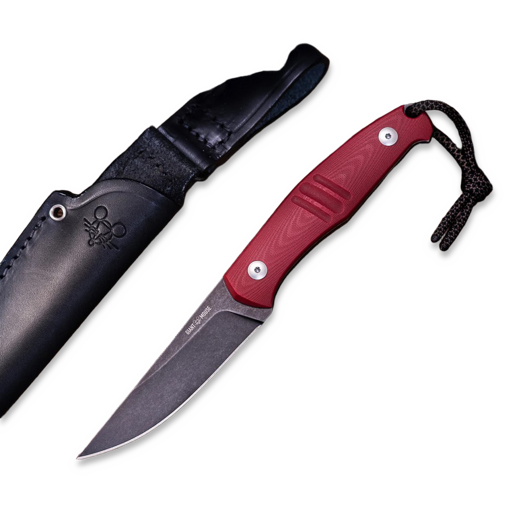 GiantMouse GMF2-P-R Fixed Blade kés