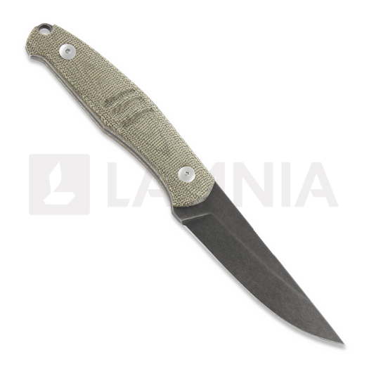 GiantMouse GMF2 PVD Stonewash veitsi, green canvas micarta