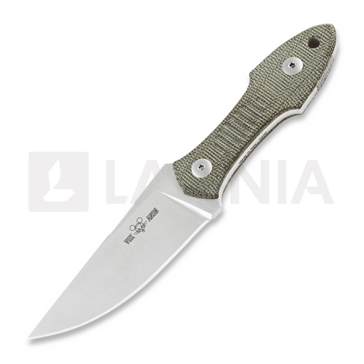 Нож GiantMouse GMF3 Green Canvas Micarta