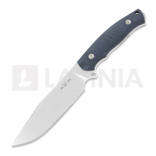 GiantMouse GMF4 Double Black Canvas Micarta סכין