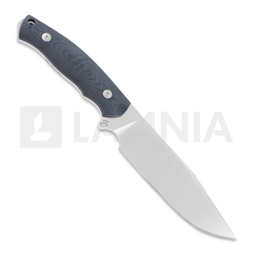 GiantMouse GMF4 Double Black Canvas Micarta puukko