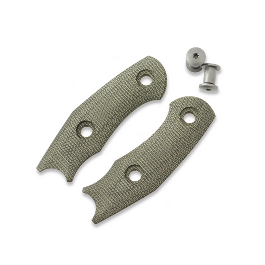 GiantMouse Handle kit for GMF1, green micarta