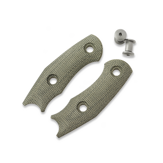 GiantMouse Handle kit for GMF1, green micarta