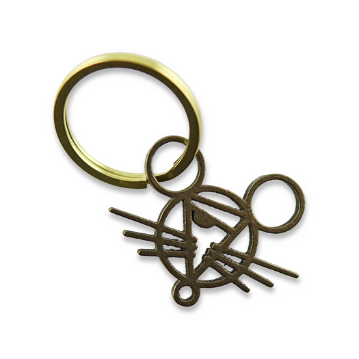 GiantMouse Pirate Mouse Keyring