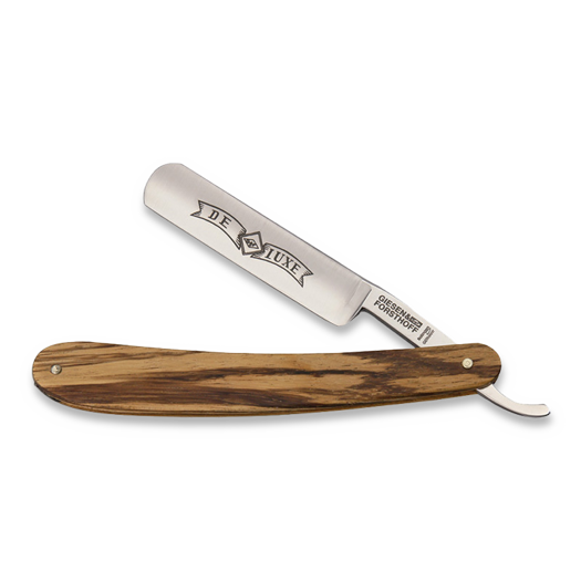 Giesen & Forsthoff Straight Razor Zebrano Wood