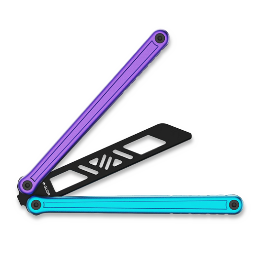 Coltello a farfalla per allenamento Glidr Antarctic 2, blurple