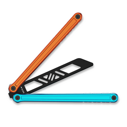 Balisong trainer Glidr Antarctic 2, fire & ice
