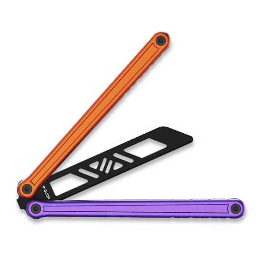 Glidr Antarctic 2 balisong trainer, jupiter