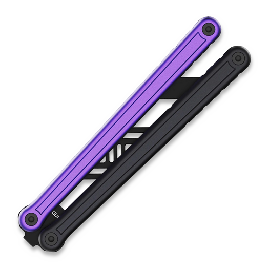 Тренировочный балисонг Glidr Antarctic 2, purple rain