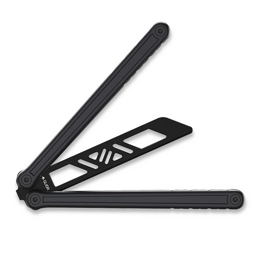 Glidr Antarctic 2 balisong trainer, rhino grey