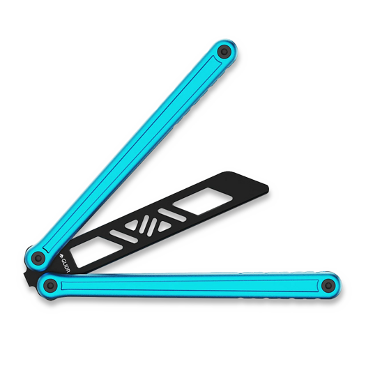 Glidr Antarctic 2 balisong trainer, sky blue