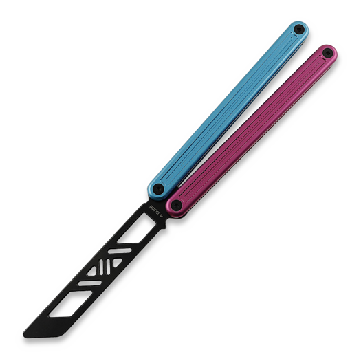 Balisong trainer Glidr Arctic 2 Tumbled, Cotton Candy