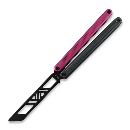 Balisong trainer Glidr Arctic 2 Tumbled, Dark Rose