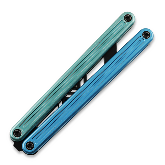 Тренировочный балисонг Glidr Arctic 2 Tumbled, Lagoon
