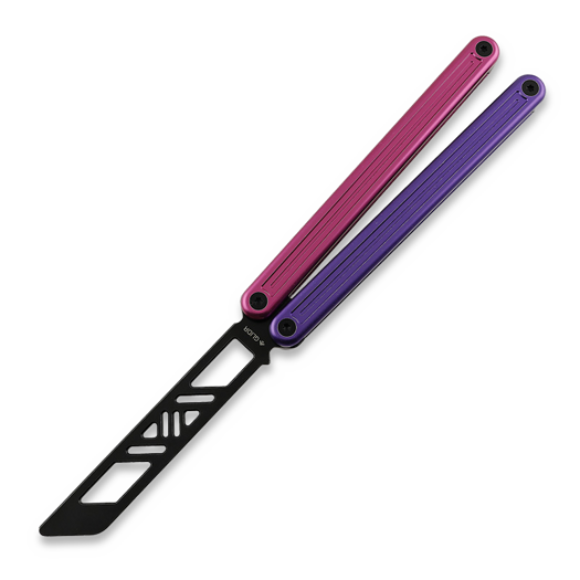 Glidr Arctic 2 Tumbled balisong träningsknivar, Milky Way