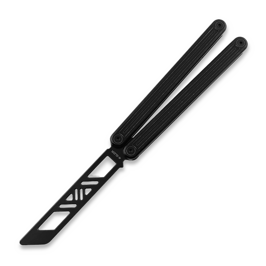 Balisong trainer Glidr Arctic 2 Tumbled, Obsidian